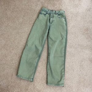 ALEXANDER WANG
Curb Clash Hybrid Jeans Army Acid
